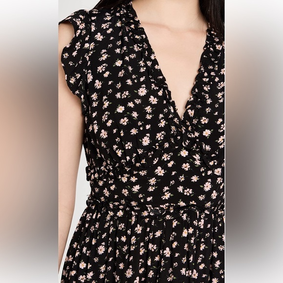 NWT! English Factory Floral Ruffle Detail Long Dress Sz XS - Picture 5 of 8